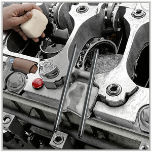 Katup hidrolik baja anti karat, mesin CNC batang dorong peralatan berat kualitas OEM layanan grosir - Product Image 6