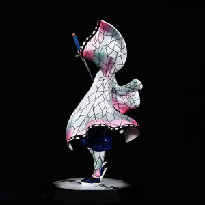 Figuras de anime de Kochou <span class=keywords><strong>Shinobu</strong></span>, nuevo estilo, 31cm, nueve pilares, columna de gusano de postura de pie, demonio asesino, 2023 - Product Image 3