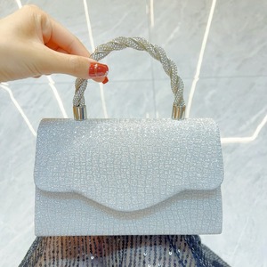 Nouveau Sac à Rabat pour Femme, Style Urbain Simple, en Polyester Pailleté, avec Fermeture Magnétique, pour Soirée, Tanjing - Product Image 6