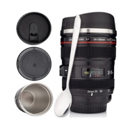 13.5oz cadeau pour lui papa cadeaux photographie caméra accessoires nouveauté cadeaux tasses caméra lentille tasse à café