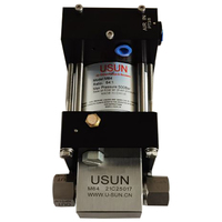 Bomba de Prueba Hidrostática de Aire Mini de Alta Presión USUN Modelo: M130 800-1000 Bar para Mangueras/Tuberías, Gran Venta