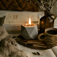 Brûleur à encens et brasero de table en ciment créatif, style cheminée, pour gaz et essence, vente en gros directe usine, faible MOQ