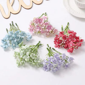 Fiori artificiali di margherite in seta, 10 pezzi, fiori finti per decorazioni di ghirlande per matrimoni e forcine per capelli - Product Image 4