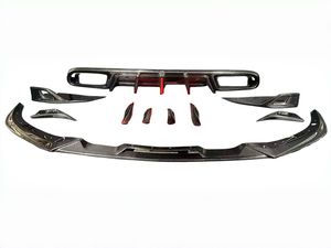 Kit de Carrocería de Fibra de Carbono Estilo AE, Alerón Delantero, Difusor Trasero, Alerones Delanteros para <span class=keywords><strong>Mercedes</strong></span> Benz C63 W205 2022+ - Product Image 1