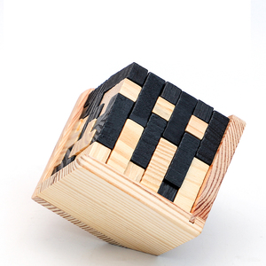 Ahşap t-şekilli bilmecenin beyin Teaser küp Montessori oyunları mantıksal düşünme eğitici oyuncaklar çocuklar erkek kızlar için - Product Image 5