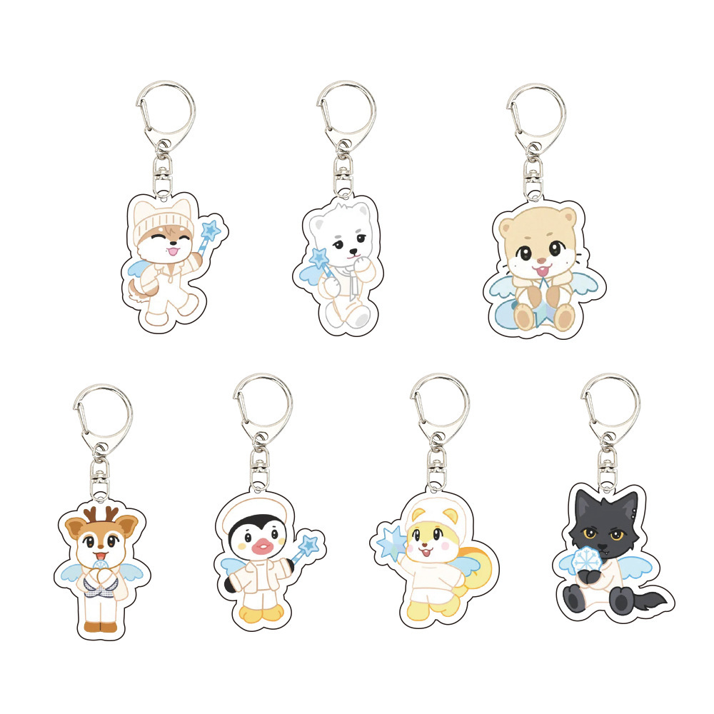 5CM Kpop NEXZ NEXZOO Cartoon Durable Acrylic Keychains Yu Tomoya