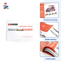Impression de catalogues, magazines, livrets et dépliants en papier offset piqué à cheval – Nouveaux produits, format personnalisé