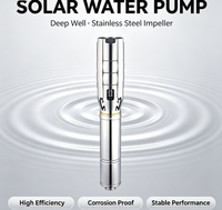 Pompe submersible solaire DC de 6 pouces pour puits profond, haute puissance, haute tension, centrifuge, pour l'approvisionnement en eau hors réseau