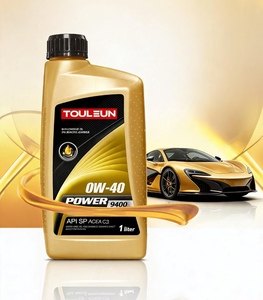 <span class=keywords><strong>Huile</strong></span> <span class=keywords><strong>moteur</strong></span> entièrement synthétique TOULUN SAE 0W-40 1L ou 4L API SP A3/B4 Haute performance pour voitures de luxe à essence - Product Image 1