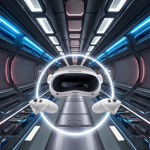 Pico 4 siêu 256G hoàn toàn mới hỗn hợp thực tế VR kính tai nghe với 4K + Ống nhòm tầm nhìn hiển thị cải thiện PC VR thực tế ảo - Product Image 5