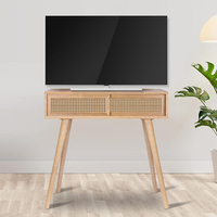 Ensemble table console de luxe moderne avec miroir pour le salon style européen pour la maison ou l'hôtel meubles en bois fabriqués à la main