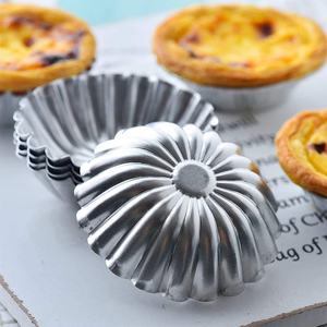 Mini moules à tartes ronds et cannelés individuels pour quiche <span class=keywords><strong>Moule</strong></span> à biscuits de 2 pouces Outil de cuisson pour desserts Cheesecake <span class=keywords><strong>Muffin</strong></span> - Product Image 5