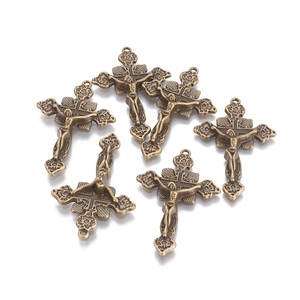 PandaHall 31*48mm Crocifisso Cattolico Religioso in Bronzo Antico, Ciondolo Gesù in Lega, Regalo per la Creazione di Rosari e Decadi - Product Image 6