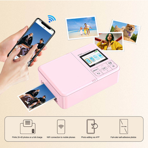 Impresora de Inyección de Tinta a Color Portátil de Bolsillo, <span class=keywords><strong>Mini</strong></span> Impresora de Fotos Inalámbrica de Bolsillo, Impresión de Vídeo AR, Impresora de Fotos a Color Instantánea y Compacta - Product Image 5