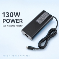 Adaptateur secteur universel 130W Type-C avec sortie CC et câble fixe pour ordinateur portable de gaming