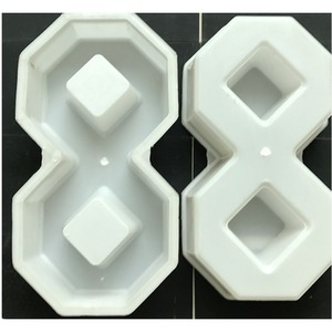 Moule en plastique pour plantation d'herbe en forme de huit, 40 * 20 * 8, pour produits en <span class=keywords><strong>béton</strong></span>, blocs préfabriqués - Product Image 4