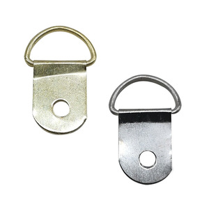 Zinc Alloy Single Hole Semi Circular Hanging Hooks For Wall Decor 3-5kg Load Capacity - Product Image 3