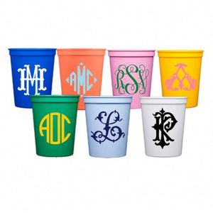 Gobelets de stade personnalisés bleu marine et noir sans BPA, 24 oz, en matériau recyclé numérique, promotionnels, pour le sport, les enfants et l'été – Vente en gros - Product Image 1