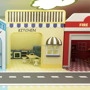 Nouveau château vilain pour enfants jeu de rôle doux jeu de rôle semblant <span class=keywords><strong>Village</strong></span> interactif ville <span class=keywords><strong>parc</strong></span> d'attractions personnalisé centre de jeux intérieur - Product Image 6