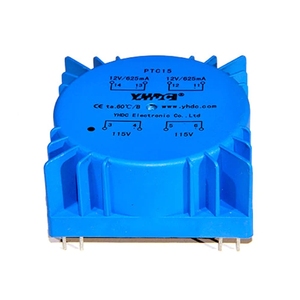 YHDC 15VA ดับเบิ้ล 110V/115V/110V อินพุต ดับเบิ้ล 7V/9V/12V/15V/18V/22V เอาต์พุต AC การใช้งานเสียง PCB หม้อแปลงไฟฟ้าแบบวงแหวน PTC15 - Product Image 3
