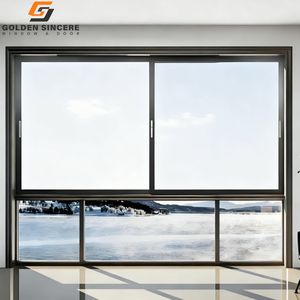 Ventana Corredera Moderna de Aluminio GS ODM, Doble Acristalamiento, Insonorizada y con Aislamiento Térmico - Product Image 1