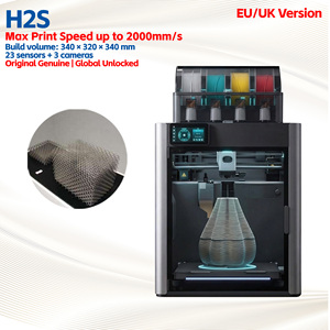 เครื่องพิมพ์ 3 มิติแบบตั้งโต๊ะ EU/UK Bamboo H2s อัตโนมัติ สำหรับงานฝีมือที่บ้าน แบบ Flatbed ใหม่ รับประกัน 1 ปี - Product Image 1