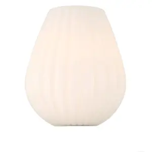 Moderne Boom Vloerlamp Kap Frosted Geribbelde Glazen Lampenkappen Decor Voor Woonkamer