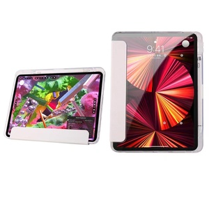 Hard Clear Krasbestendig Acryl Flip Cover Roterende <span class=keywords><strong>Tablet</strong></span> Case Voor Ipad <span class=keywords><strong>10</strong></span>.9 Apple Ipad 10th Gen Ipad Pro 11 Cover - Product Image 4