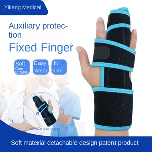Yikang Vinger Breuk Fixatie Riem Handverstuiking Beschermer Duim Brace Revalidatie Middenhandspalk Vinger Guard Nylon - Product Image 4