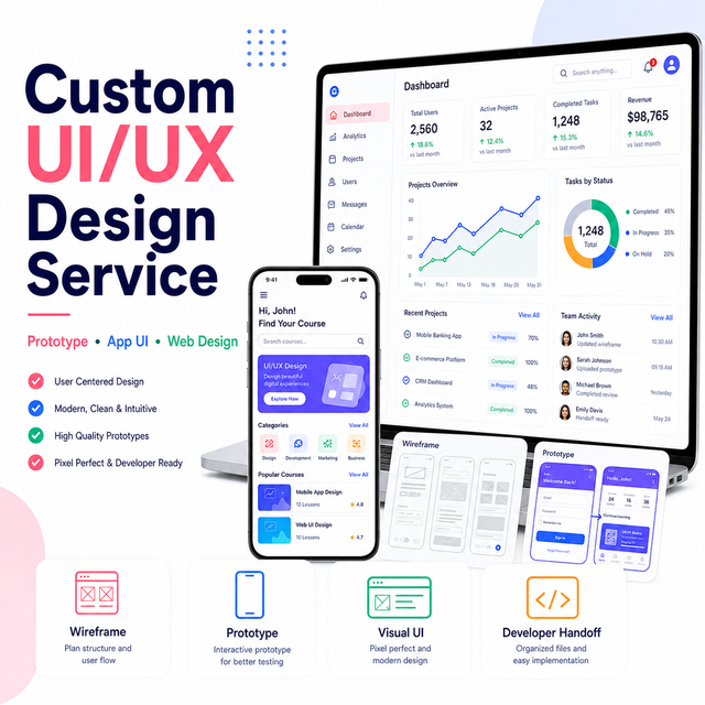 Custom UI/UX Design & Development Service for MAC OS-Stock Available | Product Design Prototypes & Solutions | Internet Version
