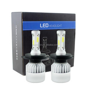 Auto del faro 72W 8000lm H1 H3 H7 H11 9005 9006 S2 COB LED bombilla de luz del faro de alta y baja h4 H13 9004 LED faro de coche - Product Image 5