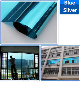 PET 1.52*30m One Way Mirror Solar Control Cutting Heat Uv Proof Silver <strong>Foil</strong> <strong>Window</strong>,house <strong>Window</strong> Tint - Product Image 5