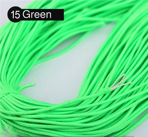 Cordons élastiques tressés en latex de 1 mm, 1,5 mm, 2 mm, 3 mm, sangles en polyester durables pour chaussures et sacs, technique de tricot, élastique épais - Product Image 3