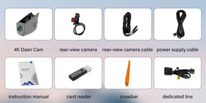 Caméra de tableau de bord ACARCAM 4K HD-Capteur Sony/<span class=keywords><strong>Super</strong></span> Vision nocturne/Ultra grand Angle pour Volkswagen Polo/JETTA/Passat/T0URAN/TIGUAN - Product Image 4