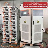 Batterie solaire haute tension Y LifePO4 HV Lithium 51.2V 314Ah 280Ah HV 225Kwh 241Kwh 500kwh