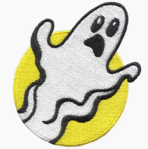 ホワイトスピリット2.5 \ "広い刺繍パッチHallowmasスタイルのアイアンオンファブリック素材フェルト - Product Image 1