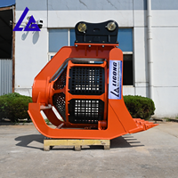 Cucharón de cribado hidráulico para excavadora PC210 CAT315 ZX200, para cama de río, grava y base de carretera, con rejilla intercambiable de acero de alta resistencia