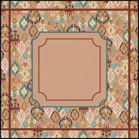Tapis de Mahjong Écologique Antidérapant Motif Floral Tigré & Cactus Jungle Tropicale Tapis de Jeu Pliable pour Jeu en Intérieur