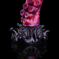 FAAK Soft Premium Silicone Knot, Dragon & Monster Fantasy Dildos, Animal Long Tentacle Dildo, Sex Toy for Woman Man