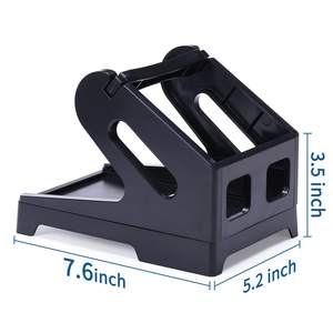 Portaetiquetas Phomemo de 17x10 cm, rodillo de alimentación de papel plástico para guías de envío, negro - Product Image 5