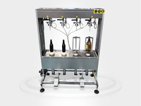 Machine de remplissage et de bouchage semi-automatique pour bouteilles de bière en verre, vendue par le fabricant