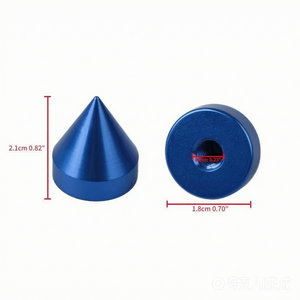 Universelles M6 Aluminium-Spike-Kennzeichenschrauben-Set Eloxierte Kegelschrauben für Auto- und Motorrad-Frontstoßstange, Kotflügel, Kofferraumdekoration - Product Image 2