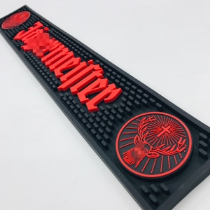 Tapis de bar en caoutchouc PVC souple moderne, écologique, certifié CE, avec logo personnalisé, pour accessoires de bar, Jagermeister - Product Image 3