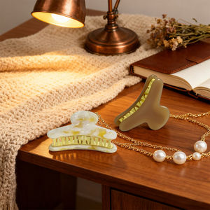 Dowell Korean Style Kids Headband <strong>Fascinators</strong> for Women <strong>Small</strong> Size Acetate Hair Claw Clip - Product Image 4