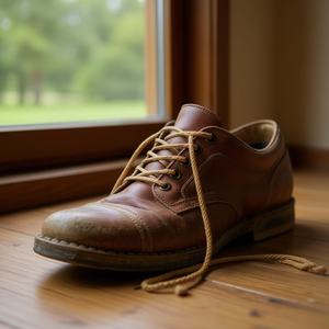 Laccio per scarpe cerato Ilan 90 cm marrone chiaro - Product Image 3