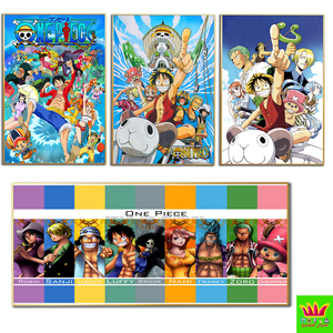 Peinture sur toile d'art anime moderne et simple, affiche de personnage d'anime japonais, art de dessin animé pour chambre de jeunes - Product Image 4