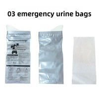 Sac de collecte d'urine jetable certifié CE pour voyage, 600ml/700ml, matériau PE/IXPE, 17g, anti-fuite, OEM/ODM personnalisé, soins aux personnes âgées