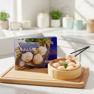 Grossiste en aliments surgelés : Raviolis aux crevettes, cuisson rapide, sains et délicieux, Har Gow sucré pour enfants en boîte - Product Image 3