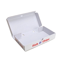 Boîte en carton personnalisée pour frites, gaufres, pâtisseries, churros, beignets – Idéale pour la restauration rapide et les plats à emporter