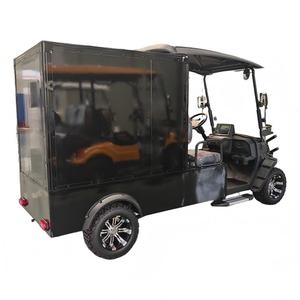 HKBG 2 Seater Enclosed Cargo <b>Box</b> 72V Battery Powered Electric Golf Cart - Product Image 4